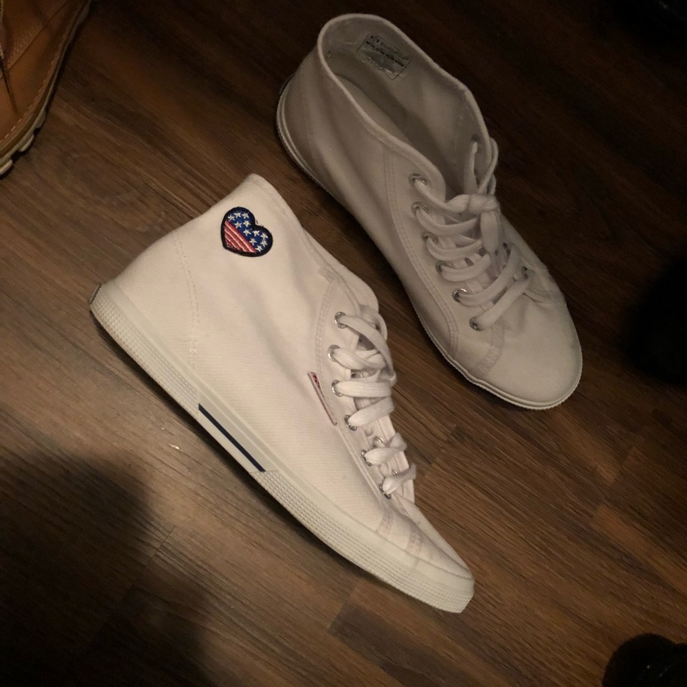 Superga White high tops